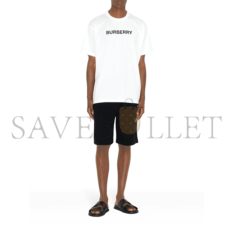 BURBERRY LOGO PRINT COTTON T-SHIRT